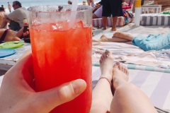 Tulum Beach La Eufemia fresh Watermelon